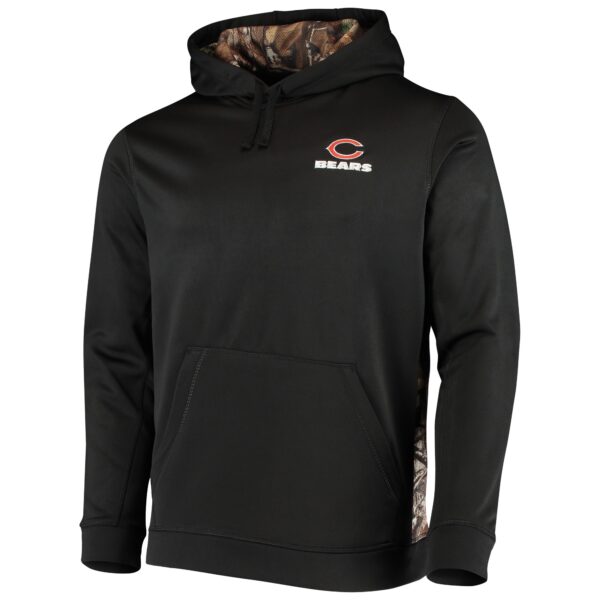 Men's Black/Realtree Camo Chicago Bears Logo Ranger Pullover Hoodie - Image 2