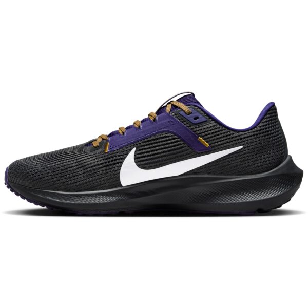 Unisex Nike  Anthracite Baltimore Ravens Zoom Pegasus 40 Running Shoe - Image 2