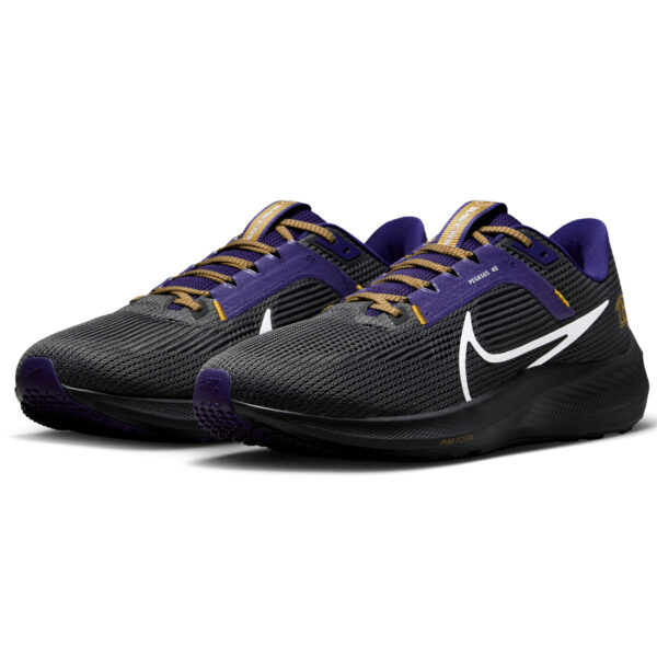 Unisex Nike  Anthracite Baltimore Ravens Zoom Pegasus 40 Running Shoe - Image 3