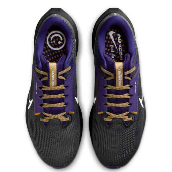Unisex Nike  Anthracite Baltimore Ravens Zoom Pegasus 40 Running Shoe - Image 4