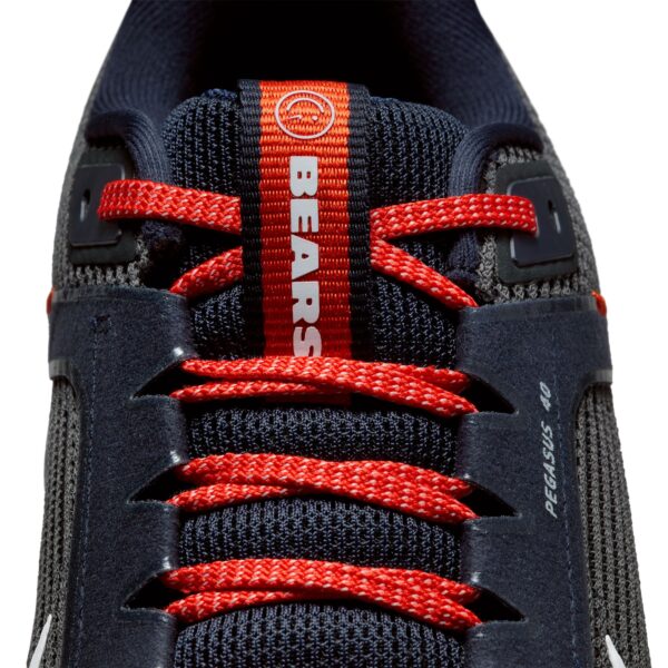Unisex Nike  Anthracite Chicago Bears Zoom Pegasus 40 Running Shoe - Image 9