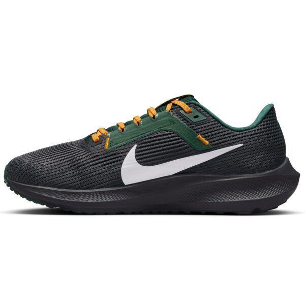 Unisex Nike  Anthracite Green Bay Packers Zoom Pegasus 40 Running Shoe - Image 2