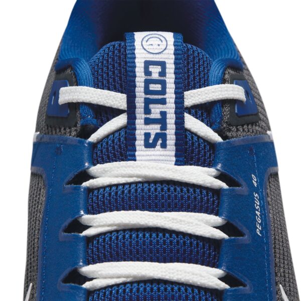 Unisex Nike  Anthracite Indianapolis Colts Zoom Pegasus 40 Running Shoe - Image 8