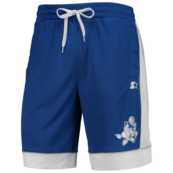 Men's G-III Sports by Carl Banks Royal/White Dallas Cowboys Fan Favorite Fashion Shorts - Image 2
