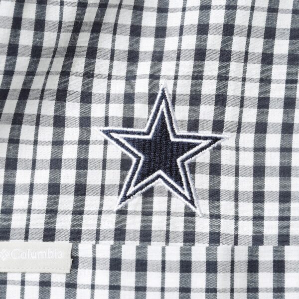Men's Columbia Navy/White Dallas Cowboys Rapid Rivers Button-Up Shirt - Image 4