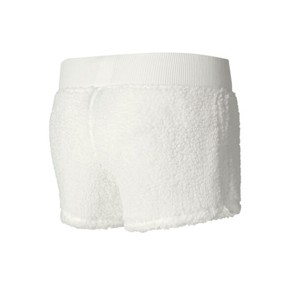 Women's Concepts Sport  White Green Bay Packers Fluffy Pullover Sweatshirt & Shorts Sleep Set - Image 3