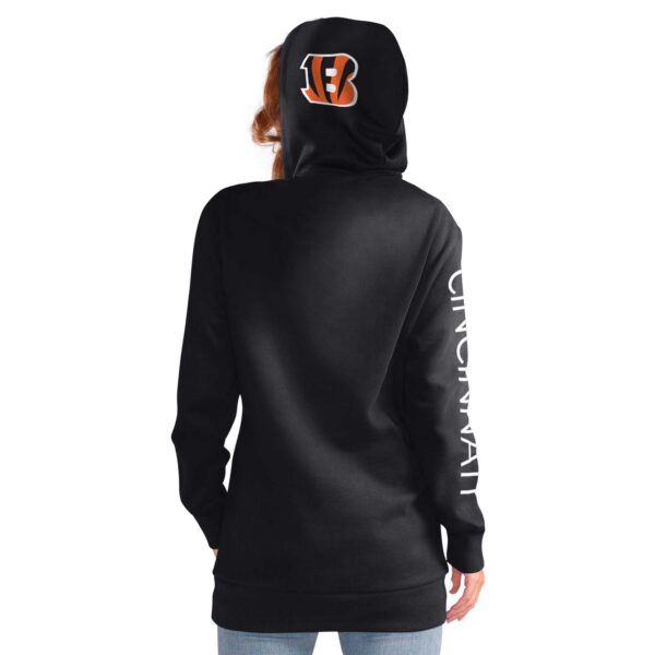 Women's G-III 4Her by Carl Banks Black Cincinnati Bengals Extra Inning Pullover Hoodie - Image 2