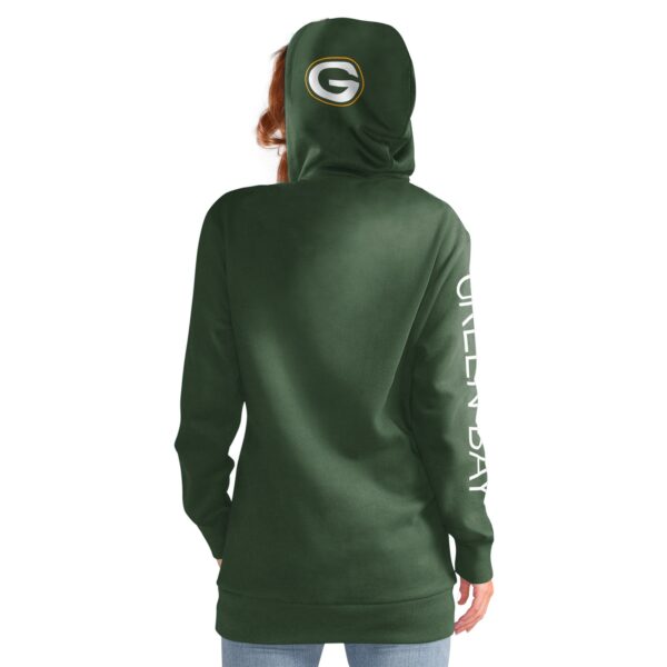 Women's G-III 4Her by Carl Banks Green Green Bay Packers Extra Inning Pullover Hoodie - Image 2