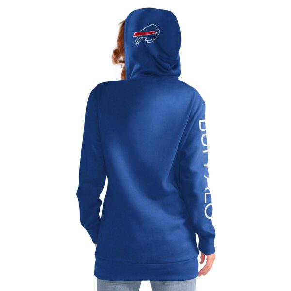 Women's G-III 4Her by Carl Banks Royal Buffalo Bills Extra Inning Pullover Hoodie - Image 2