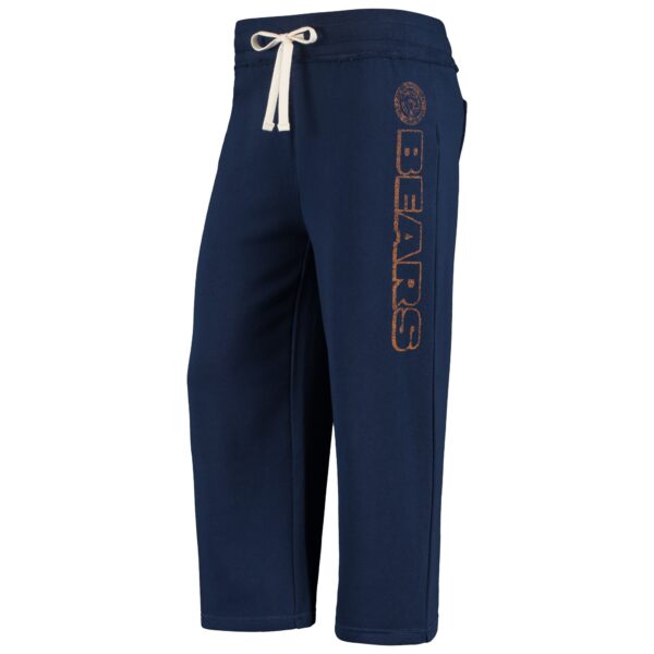 Women's Junk Food Navy Chicago Bears Cropped Pants - Image 2