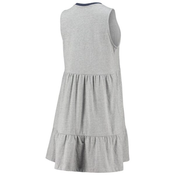 Women's Lauren James Heathered Gray Dallas Cowboys Tiered Dress - Image 4