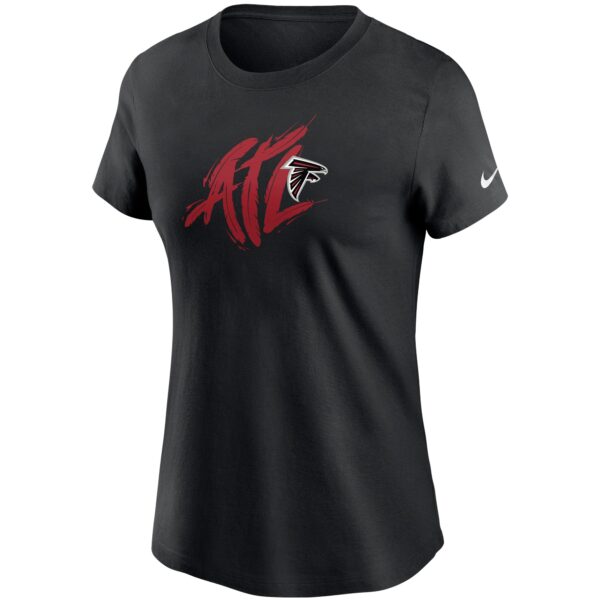 Women's Nike Black Atlanta Falcons Hometown Collection T-Shirt - Image 2