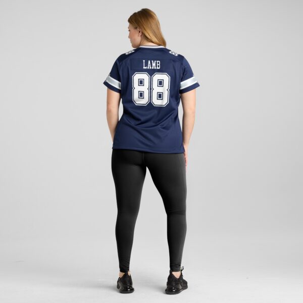 Women's Nike CeeDee Lamb Navy Dallas Cowboys Game Jersey - Image 7