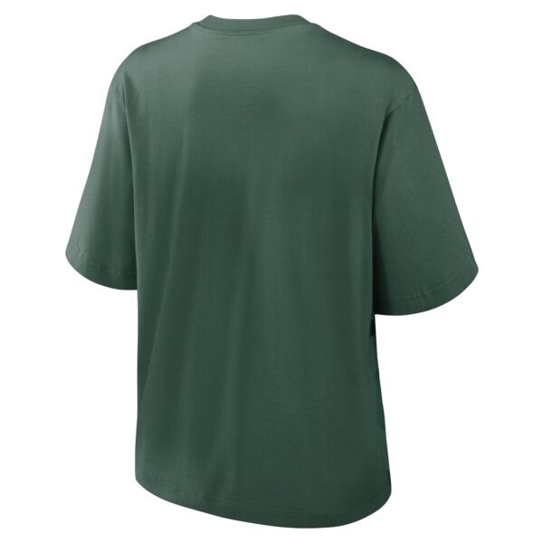 Women's Nike Green Green Bay Packers Boxy T-Shirt - Image 3