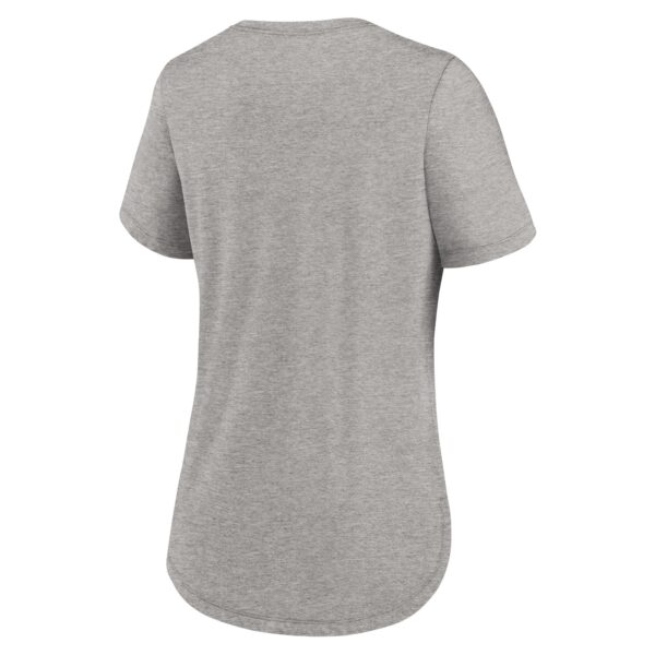 Women's Nike Heather Gray Cincinnati Bengals Team Shout-Out Tri-Blend T-Shirt - Image 3