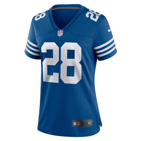 Women's Nike Jonathan Taylor Royal Indianapolis Colts Alternate Game Jersey - Image 2