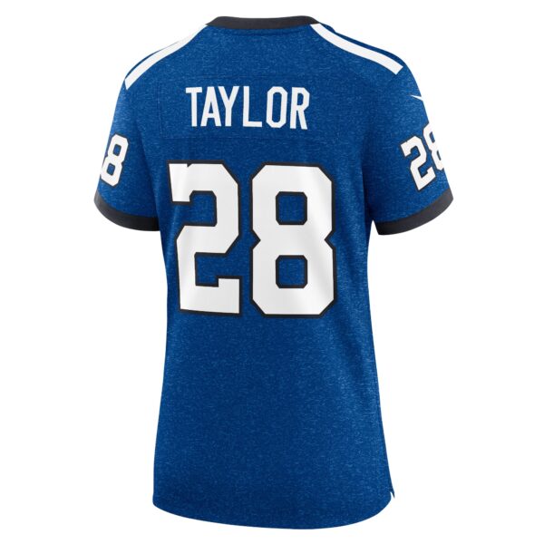 Women's Nike Jonathan Taylor Royal Indianapolis Colts Indiana Nights Alternate Game Jersey - Image 3