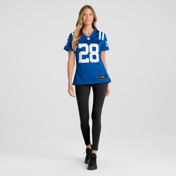 Women's Nike Jonathan Taylor Royal Indianapolis Colts Player Game Jersey - Image 4