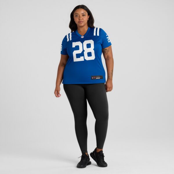 Women's Nike Jonathan Taylor Royal Indianapolis Colts Player Game Jersey - Image 6
