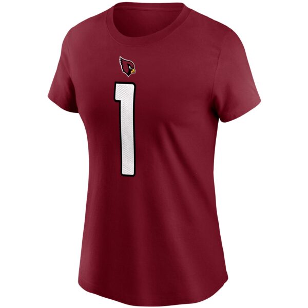 Women's Nike Kyler Murray Cardinal Arizona Cardinals Name & Number T-Shirt - Image 2