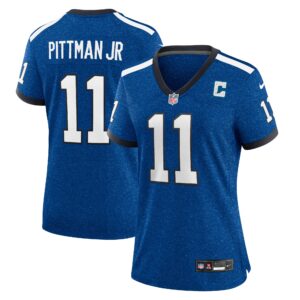 Women's Nike Michael Pittman Jr. Royal Indianapolis Colts Indiana Nights Alternate Game Jersey