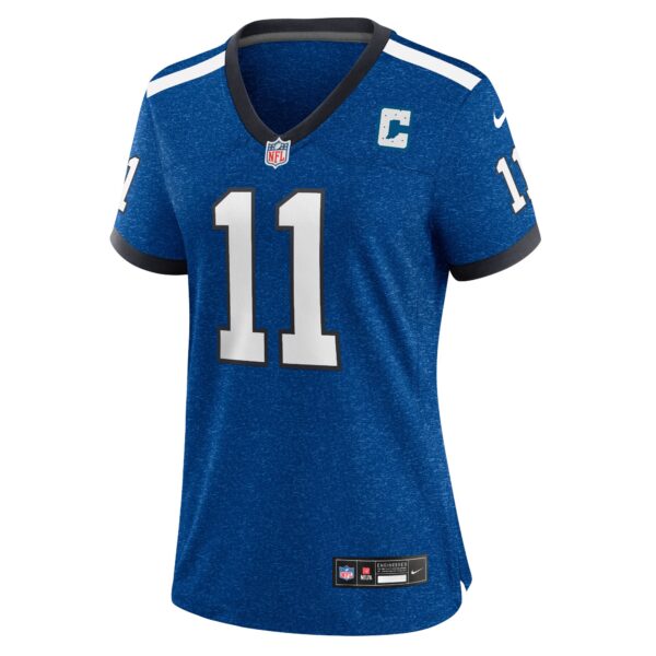 Women's Nike Michael Pittman Jr. Royal Indianapolis Colts Indiana Nights Alternate Game Jersey - Image 2