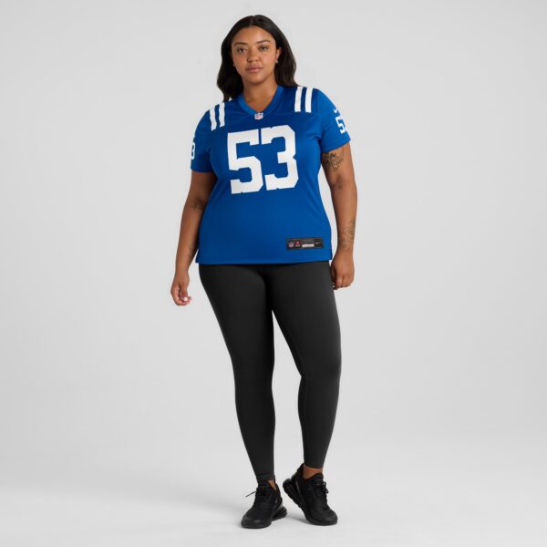 Women's Nike Darius Leonard Royal Indianapolis Colts Player Game Jersey - Image 6