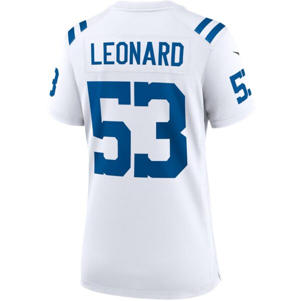 Women's Nike Darius Leonard White Indianapolis Colts Game Player Jersey - Image 3