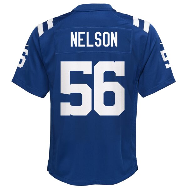 Youth Nike Quenton Nelson Royal Indianapolis Colts Game Jersey - Image 3
