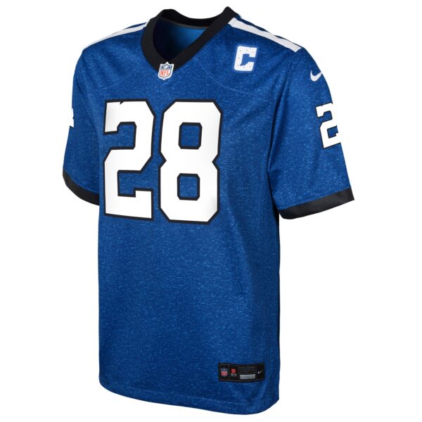 Youth Nike 12th Fan Royal Indianapolis Colts Game Jersey - Image 2