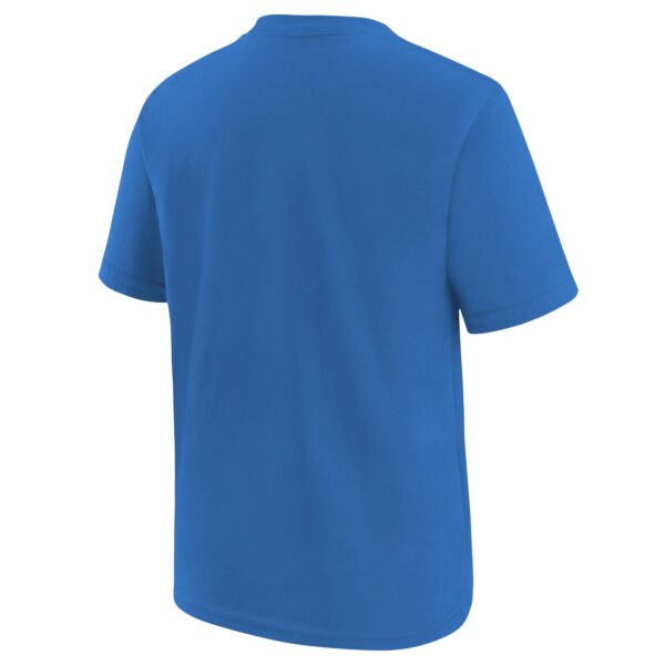 Youth Nike Blue Detroit Lions 2024 NFC North Division Champions Locker Room Trophy Collection T-Shirt - Image 3