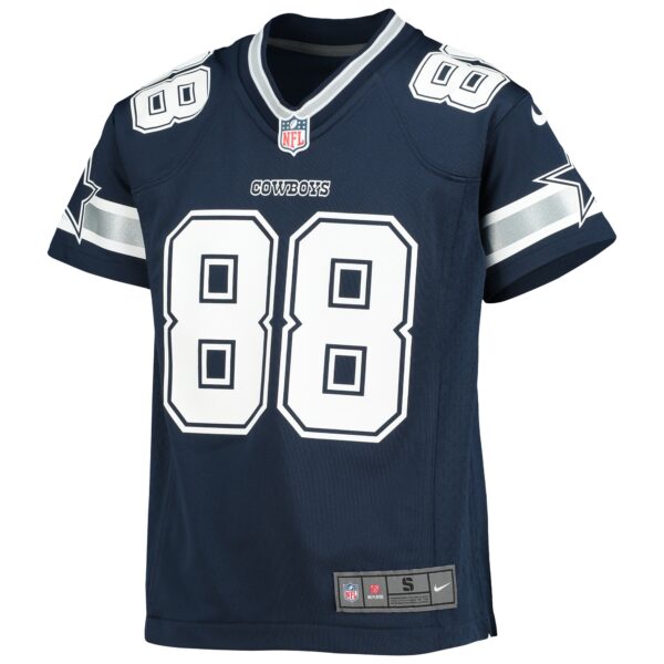 Youth Nike CeeDee Lamb Navy Dallas Cowboys Player Game Jersey - Image 2