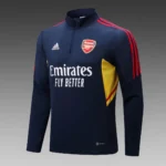 Arsenal Half-Pull Training Suit Royal Blue Football Shirt 2022/2023
