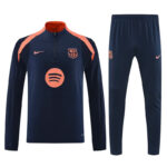 25-26 Barcelona Navy&Orange Training Kits Football Track suits