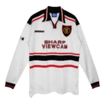 1998/99 Manchester United Retro Long Sleeve Away Jersey