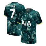 SON 7# Tottenham Hotspur Soccer Jersey Third Away Custom Shirt 2024-25