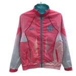 25-26 Barcelona Pink&Blue Training Windbreaker Double-Sided Jackets