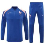 2025 France Blue Training Kits Long Football Track suits