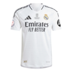 Real Madrid Mens Home Copa del Rey Final Shirt 24-25 White Player Version