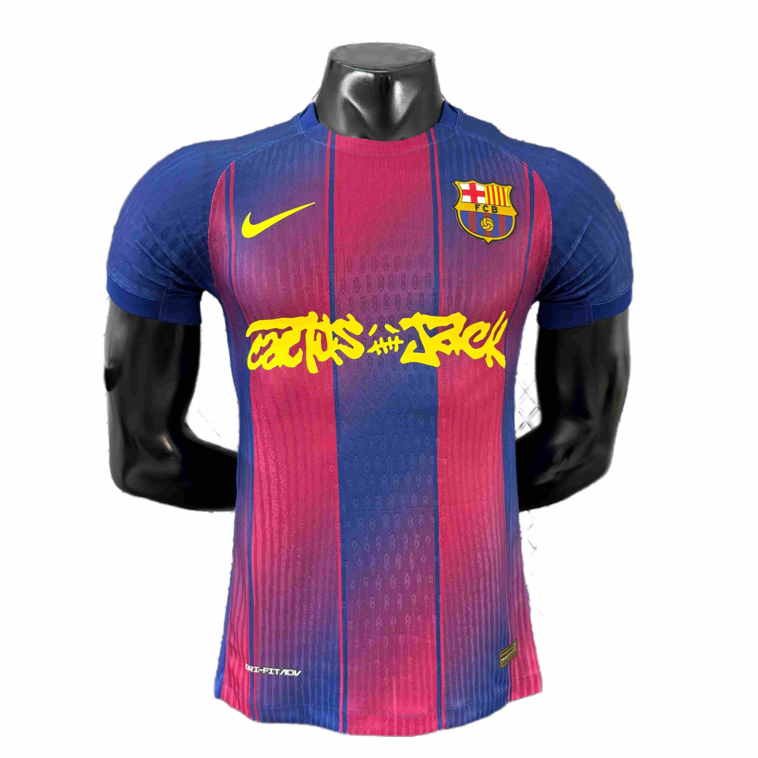 20a71ef1f2 Barcelona X Travis Scott Home Shirt Soccer Jersey 25-26 - Image 1