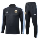 2025-26 Argentina Football jersey Training Kit (Sweatshirt+Pants) Deep Grey