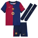 2024/25 Kids Barcelona Home Full Kit(Jersey+Shorts+Socks)  - Spotify Logo Without Text