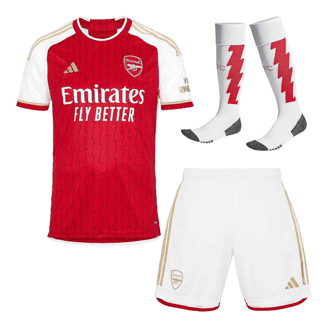 39387d23f3 23-24 Arsenal Home Whole Kit(Jersey+Shorts+Socks) - Image 1