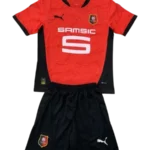 Kids Stade Rennais Home Kits Jersey+Short 2024-25