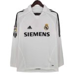 2005-06 Real Madrid home Retro long sleeve Football jersey