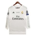 15-16 Real Madrid home Retro white long sleeves