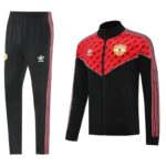 Manchester United Training Kit (jacket+Pants) Black 2025-26