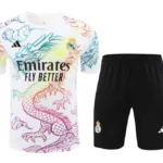 24-25 Real Madrid Training Wear White Suit Shirt