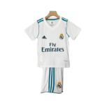 Real Madrid 17-18 Home Retro Kids Kit Soccer Jersey