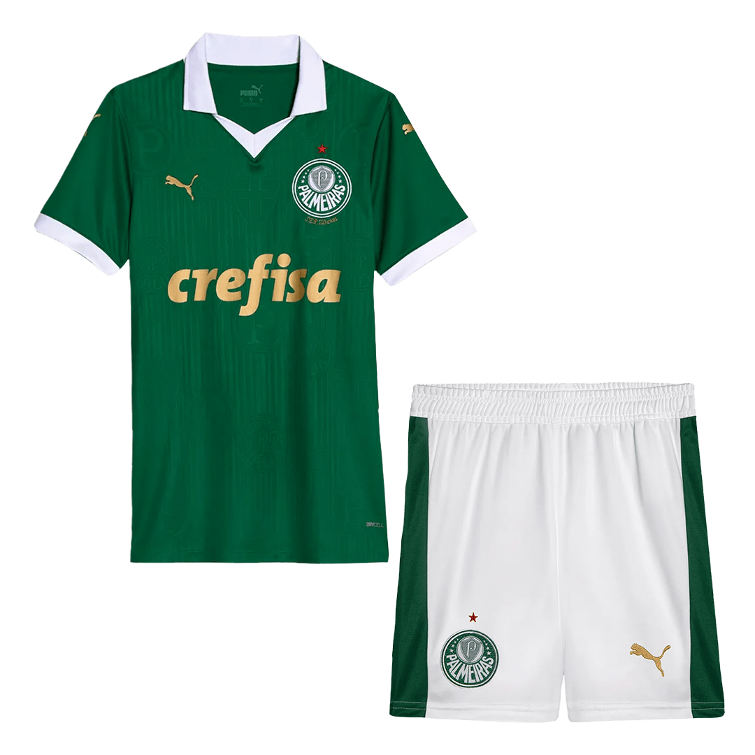 51fef82dc0 Kids SE Palmeiras Home Soccer Kits 2024-25 - Image 1